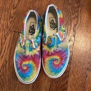 Vans Slip Ons Tie-Dye pattern